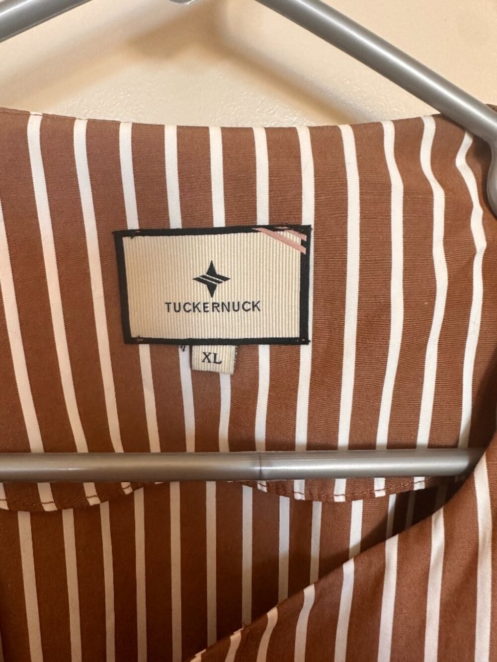 Tuckernuck Brown Striped Dress XL - Picture 2 of 5